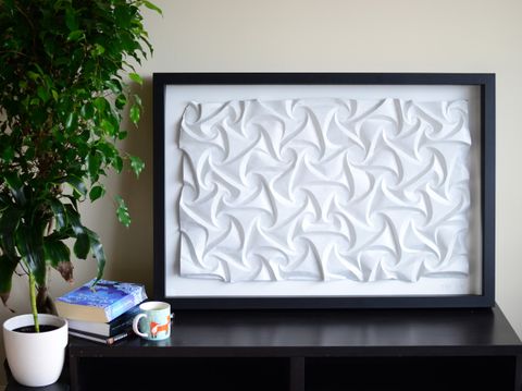 The Dreamer, installation — 20 x 32 x 1.5 inches